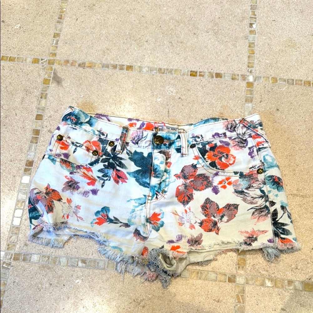 Free people Floral  Print Women's Shorts